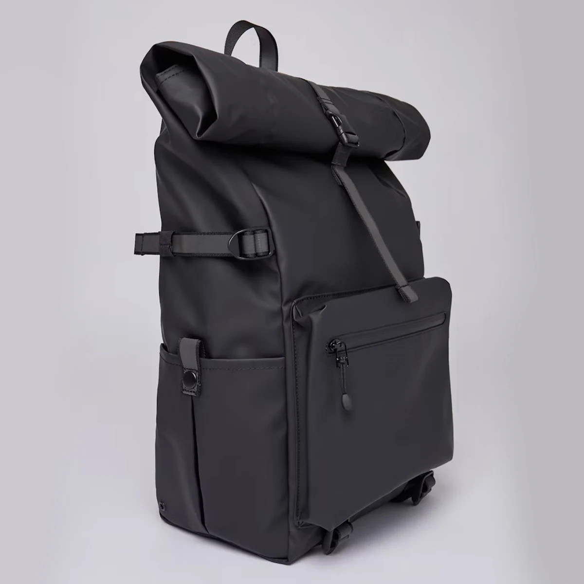 New Custom School College Bags Laptop Backpack RPET Roll Top Waterproof Bag for Outdoor Leisure