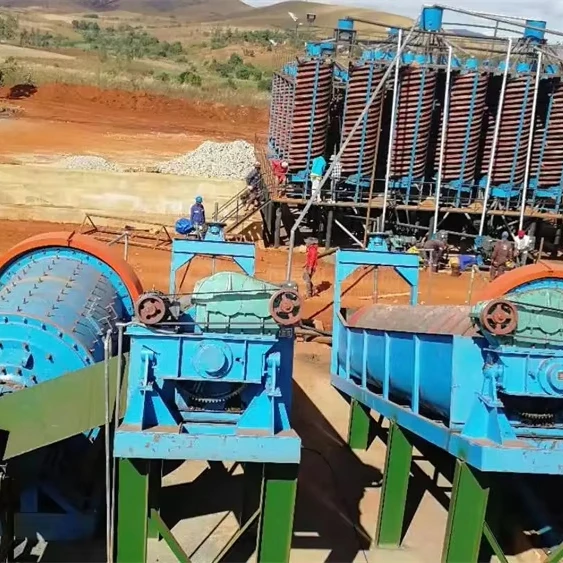 High Quality Gold Machines 10Tph 50Tph 100Tph 200Tph Mineral Separator for Alluvial Gold Processing Plant
