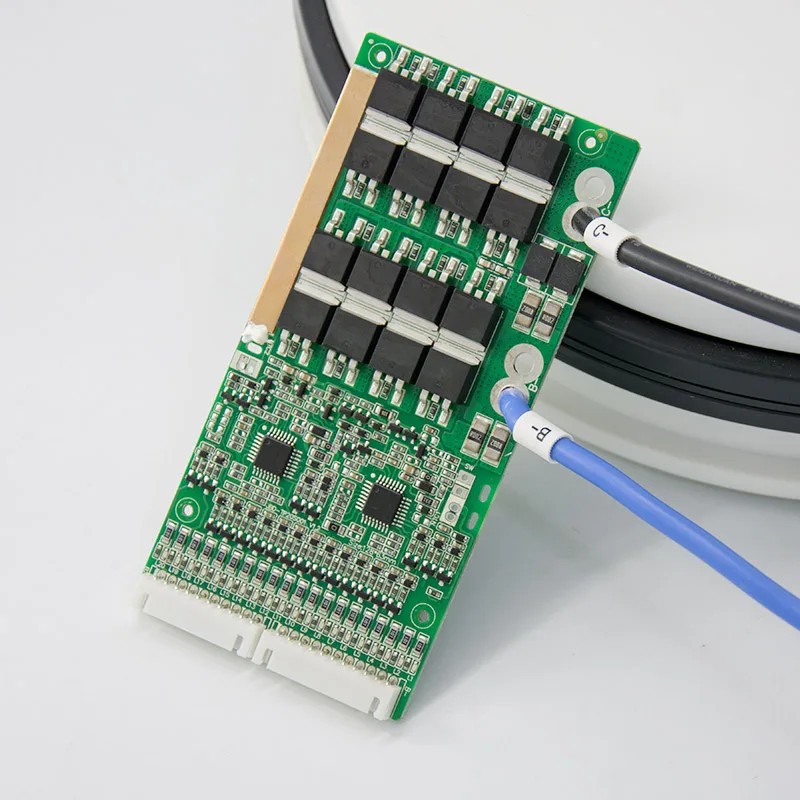 Jiabaida bms 30A Li-Ion 17s charлаж 60 в с балансом общего порта контроль температуры печатной платы