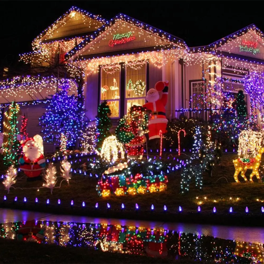 UL Listed Wider Lighting C9 LED Christmas Lights Faceted Bulbs