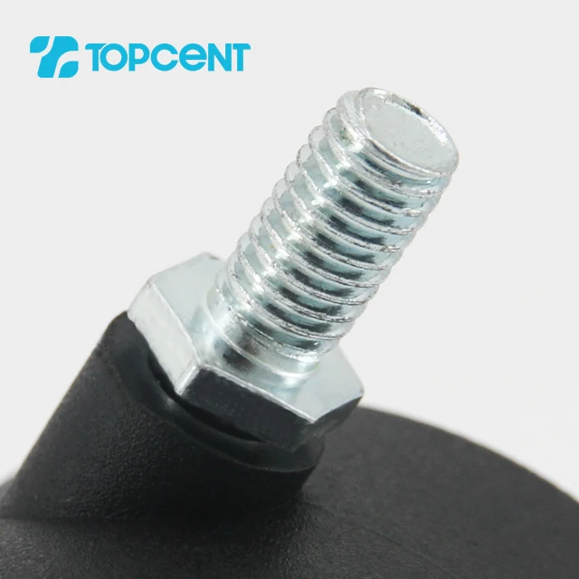 TOPCENT lock design furniture caster wheel nylon wheels castors plate roller casters wheels for furniture