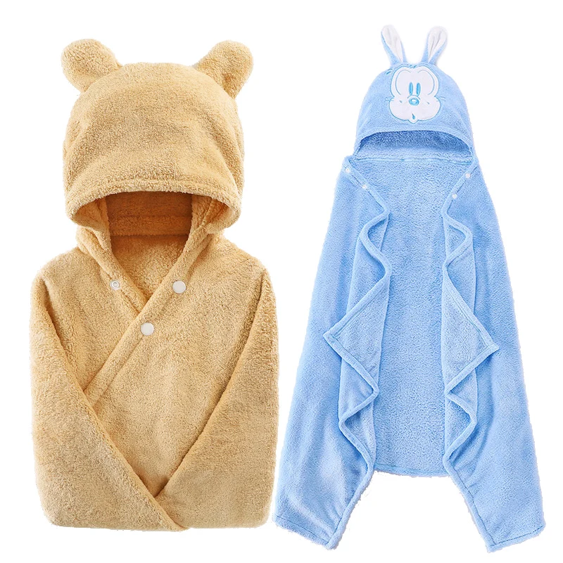 
microfiber baby towel organic hooded baby bath towel 