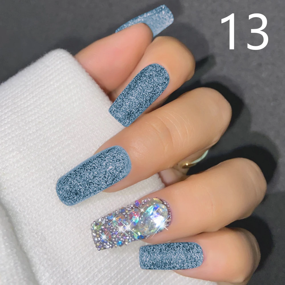 16 Color 10ML Reflective Gel Nail Polish Disco Flashing Sparkle Glitter Gel Nail Polish Shinny Disco Gel