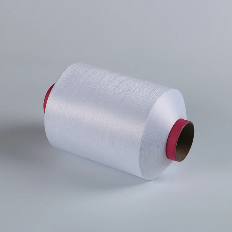 Factory DTY 75D to 100D 36F  Smei Dull Optical White Weft Polyester Yarn 150/48 dty polyester yarn