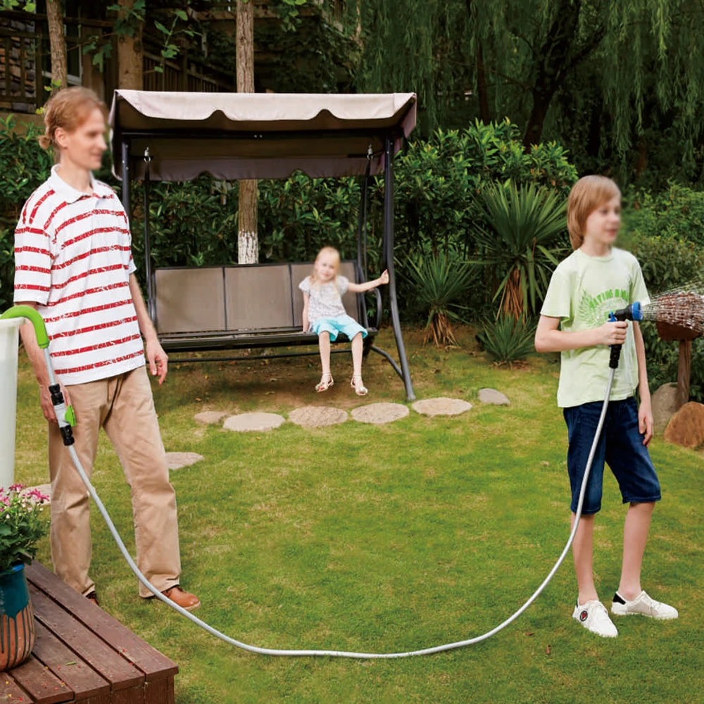 Water Transterring Garden Irrigation Plastic Submersible Rain Water Pump with Flexible Tube and Floater Switch