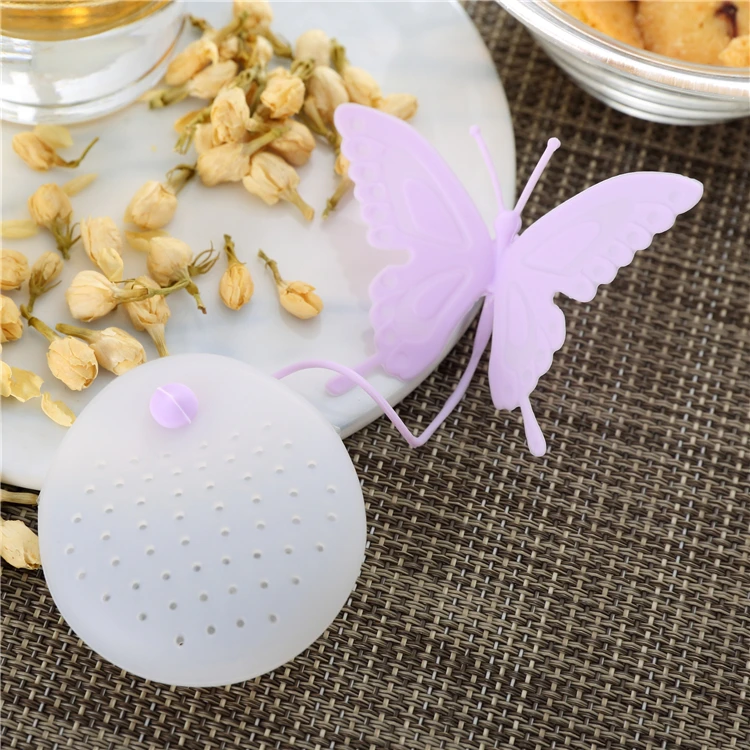 Custom Animal Shape  Free Sample Silicone Tea Bag Filter  Infusion Strainer with Infuser for Mug