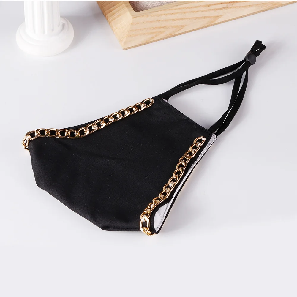 Decoration club style tassel Sequin bling rhinestone party mask