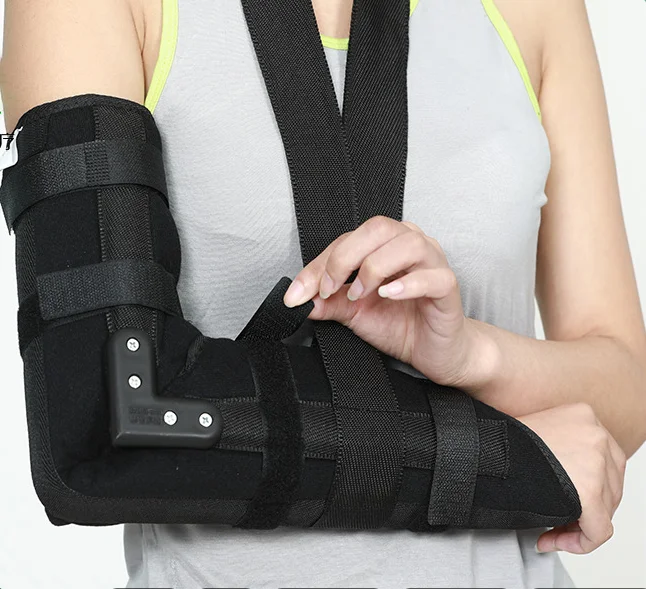 Pediatric Hinged Elbow Support  Orthosis Brace For Sprain Arm Fixed Support Elbow Brace Arm Support Splint Orthosis