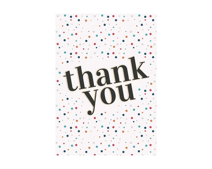 Custom Blank Inside Thank You Cards Multipack Suitable for Small Business and All People