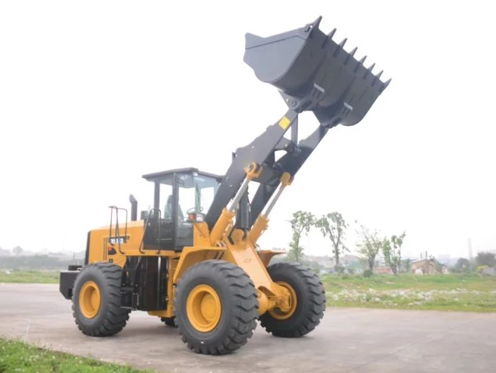 5Ton Wheel Loader Front End Loader with Spare Parts SYL953H within Earthmoving Machinerywith 4.5cbm and 17100kg Operating weight