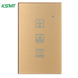 smart light dimmer switch 1 GANG 1 WAY Glass Panel touch switch dimmer wifi USA APP Voice Control touch wifi dimmable switch