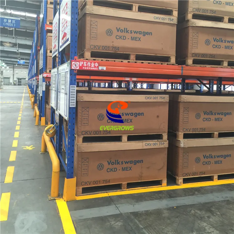 Yongwang Adjustable Flexible Steel Shelf Shelving Pallet Racking Roll Forming Machine Heavy Duty Pallet Racking Beam Rack