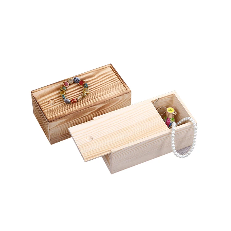 Дешевые горяче В ПРОДАЖЕ: высококачественные сосны (науглероживанный) жесткой сосны тип ящика сосновая деревянная коробка сдвижной крышкой Подарочная деревянная коробка