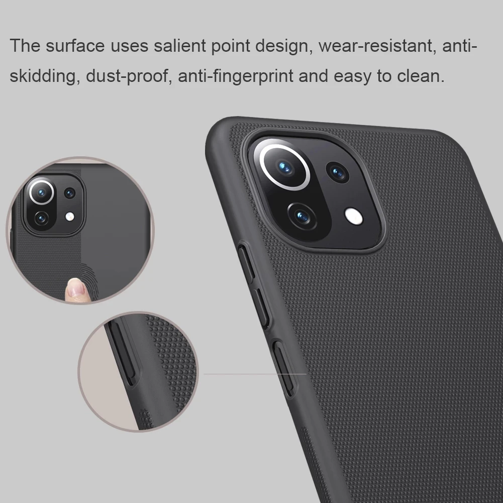Case For Xiaomi Mi Poco X3 Pro Nillkin Frosted Shield PC Matte Hard Back Cover For Mi 11 10 Ultra Note 10 Pro Camera Protection