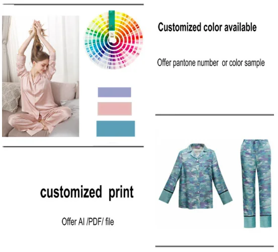 Silk Nightwear  Luxury 6A Pure Satin Silk Sleepwear Pajamas Short Sleeve Pants 100%  Silk Top with Short Set for Women