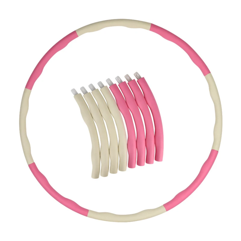 
Eco-friendly hulas hoope and Hoop ring with detachable hula-hoop gymnastic plastic tube new design hulahoop 