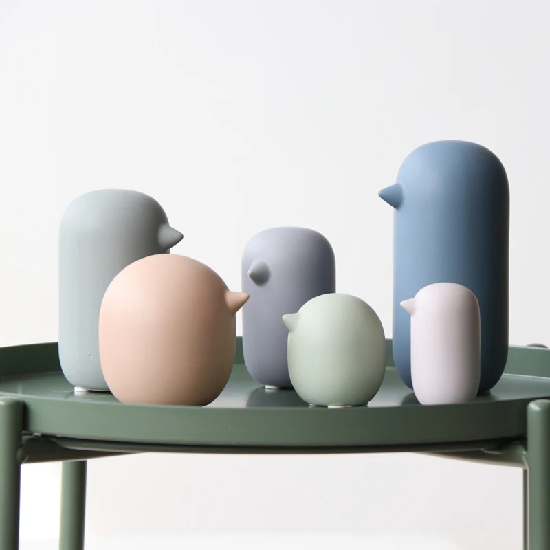 
Bird shape ceramic craft Animal decoration customized acceptable 