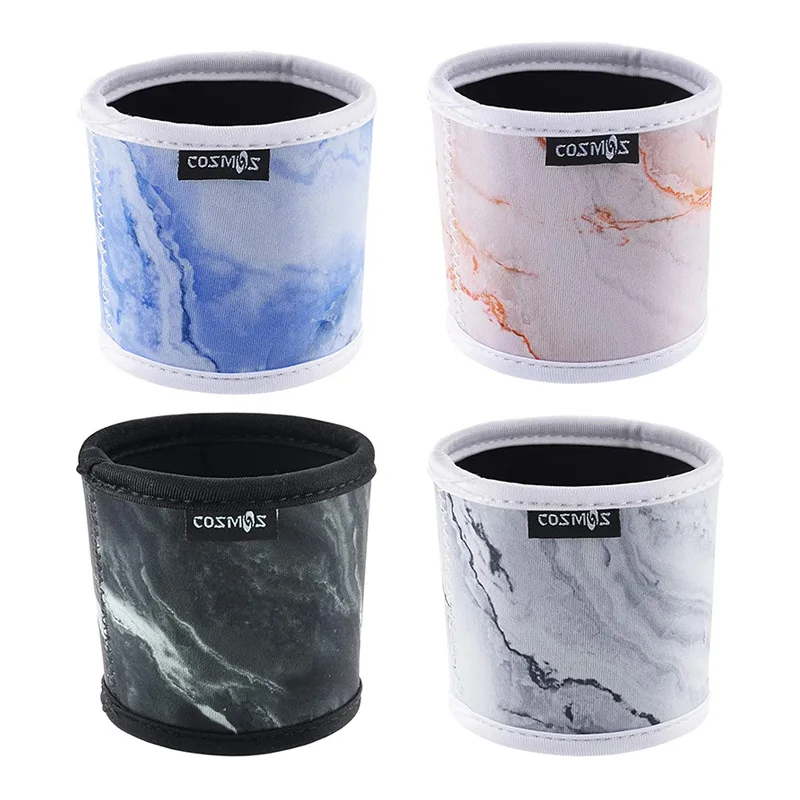Customized logo high-quality coffee cup cover multiple color patterns diving material milk tea cup cover wholesale