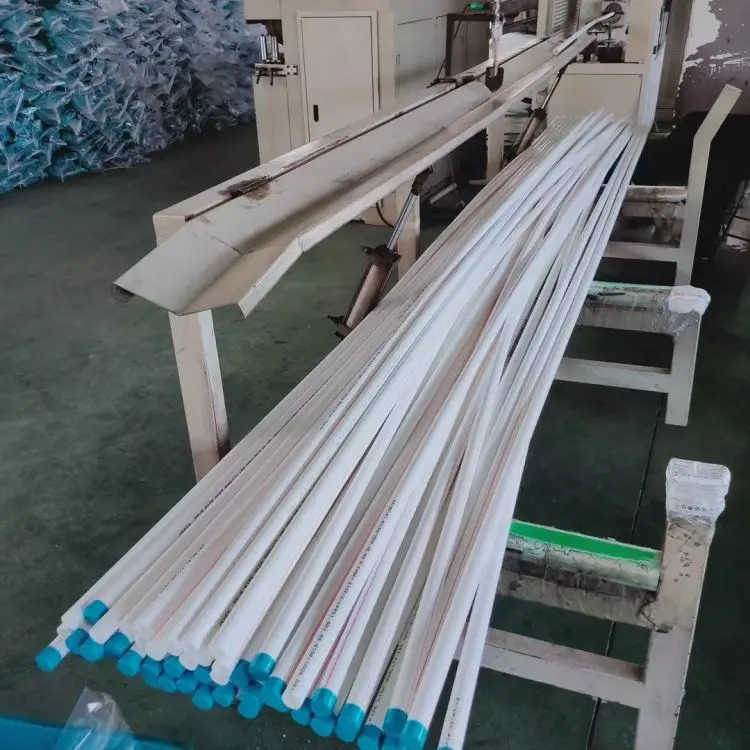 lingjie tube supplier ppr pipe fitting pipe systems plumbing materials  ppr white/green aluminum pipe for home