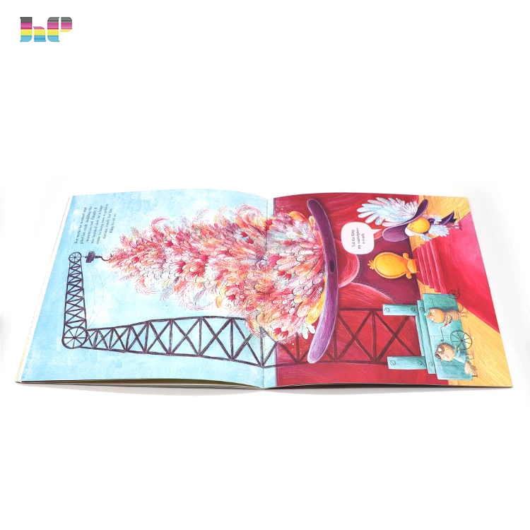 Strength factory custom offset color printing potter brochure