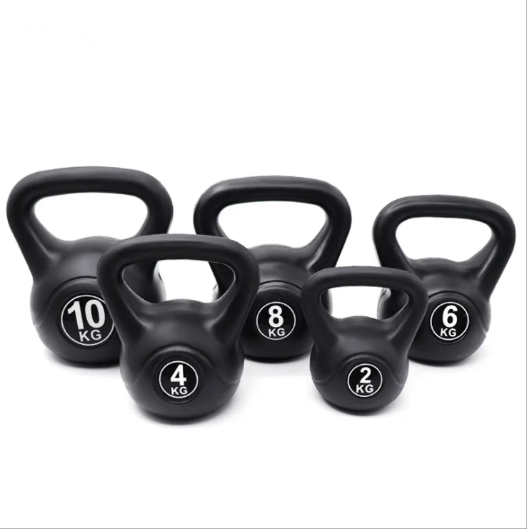 Comfortable Hand Grip Kettlebell Set Fitness Dumbbells for Home Gym Strength Training