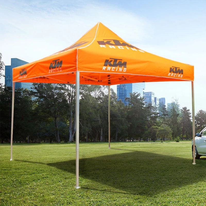 Foreign trade commercial exhibition activities aluminum bracket advertising tent HD color printing folding four corner awning