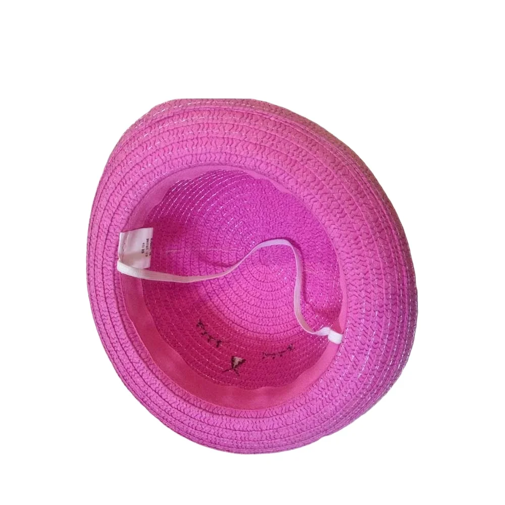 Funny Children Straw Hat Custom Cute Cat Ear kids Hat