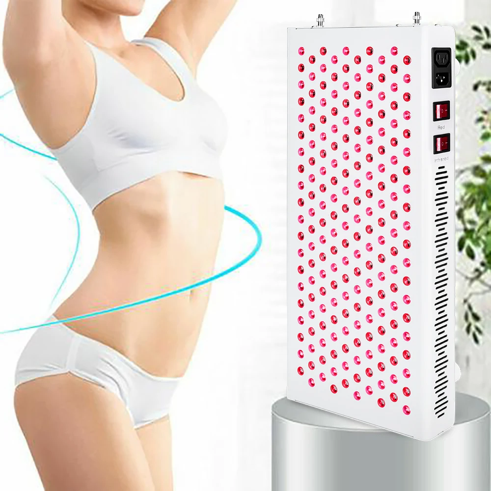 Adjustable Frequency terapia de luz roja Dual Wavelength NIR LED Light Device for Pain Relief and red light therapy lamp