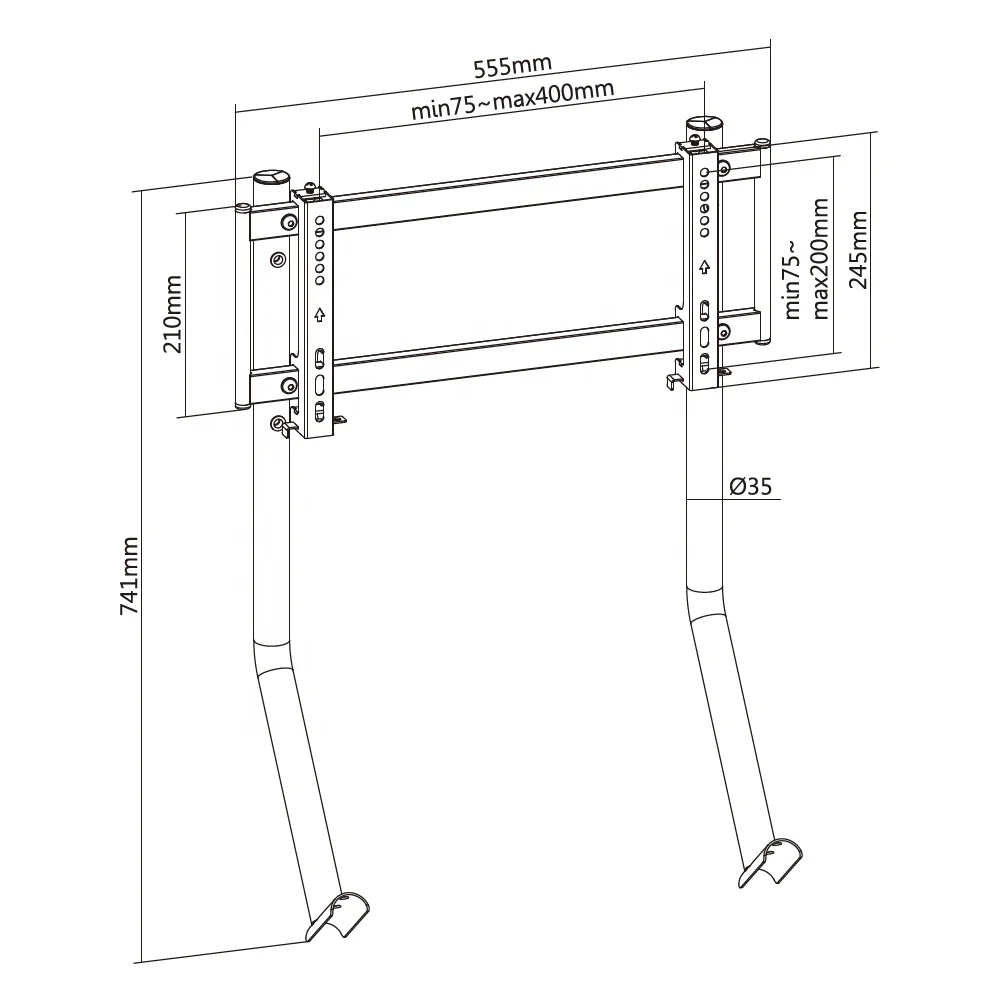 LRS09-SR01 Monitor Mount for Cockpit