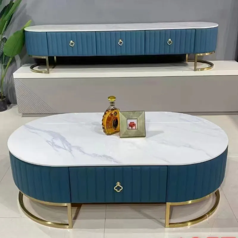 Living Room Home Furniture New Model Design TV Stand Television Cabinet Coffee Table Sets