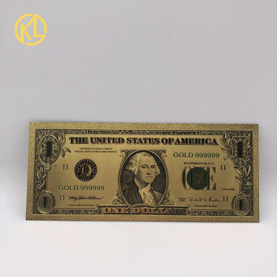 More  American 1 2 5 10 20 50 100 1000 5000 Billion Million US Dollar 24 Gold Silver Foil banknote for patriotism souvenir gifts