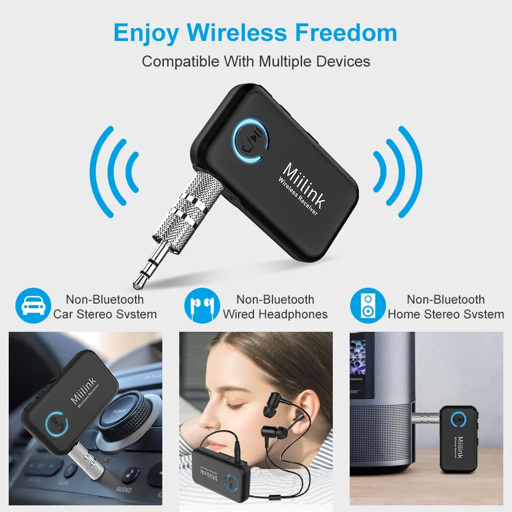  Мини беспроводной Bluetooth AUX-приемник 3 5 мм Автомобильный 0 аудио музыкальный ресивер адаптер приносит TSO оригинальный звуковой