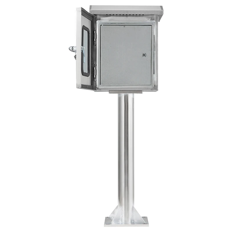 Outdoor Metal IP55 Electrical Floor Standing Cabinet / Switch Box / Cable Distribution Box