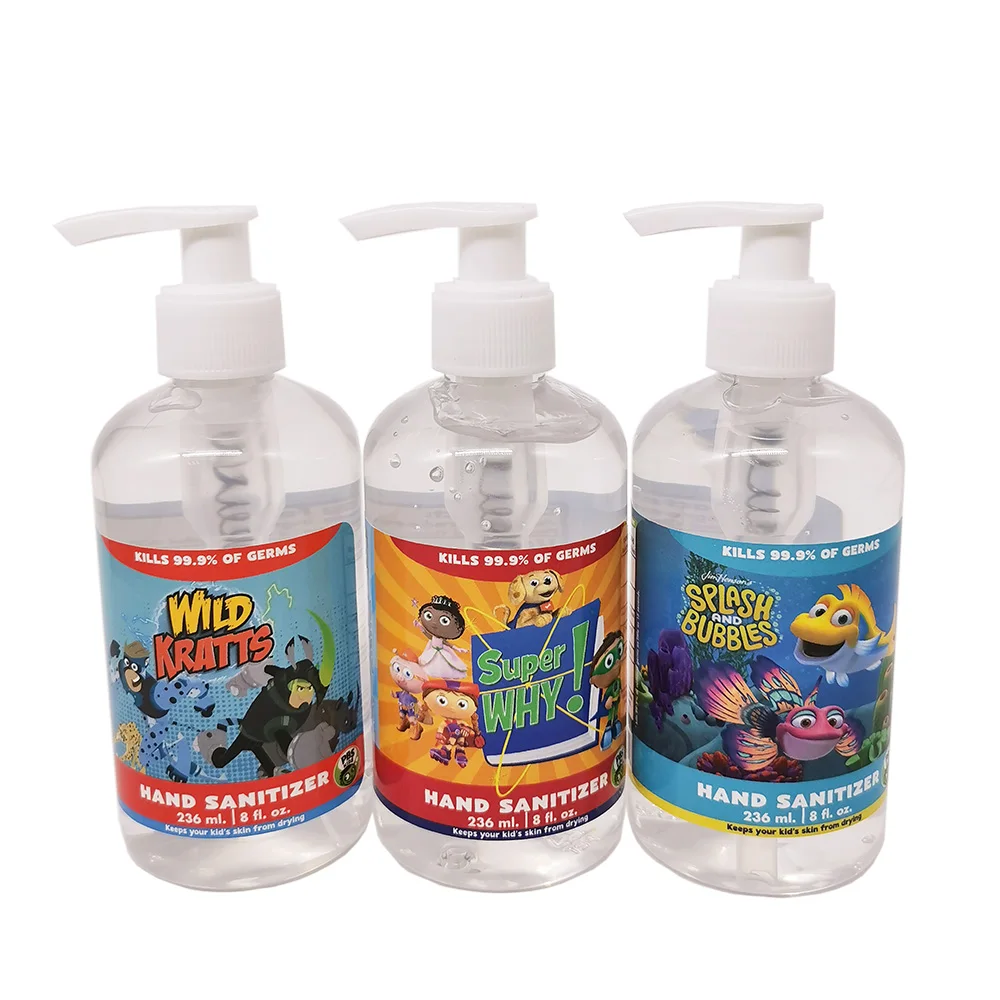 Лидер продаж одноразовое жидкое антисептик для рук 8 унций 240 мл