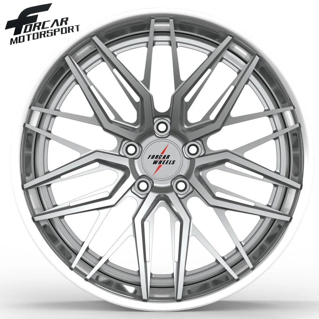2-Piece New Design Passenger Car PCD 5*114.3 Factory Price Chinese Factory Price T6061 Alloy Wheels for Sale