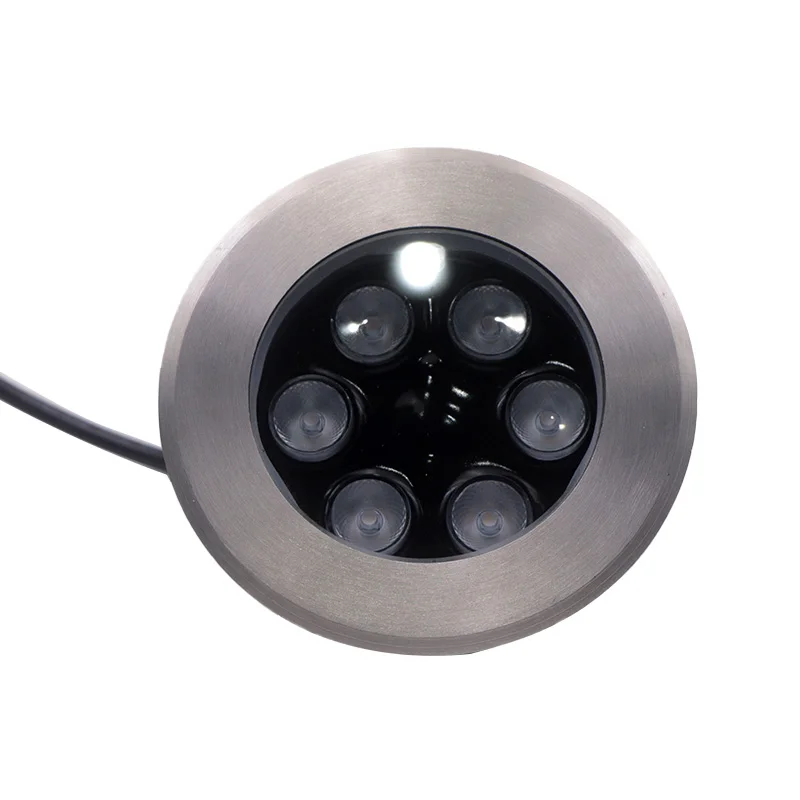 Durable Swimming Pool Underground Light Dc 24V Floor Recessed Outdoor Trimless 3000K 6 Watt Inground Lighting