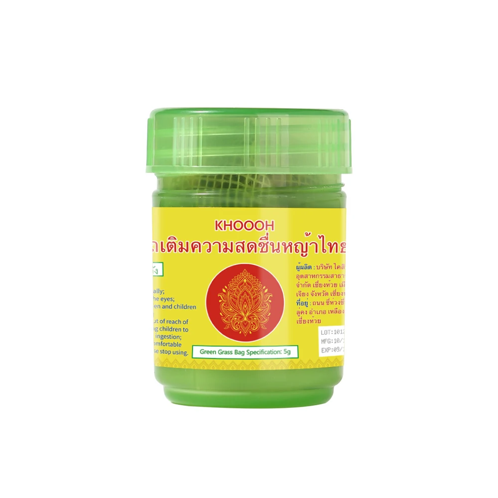 HONG THAI Large Size 40g Original Herbal Aroma Nasal Inhaler Natural Thai Herb Hot Selling Health Care Product from Thailand