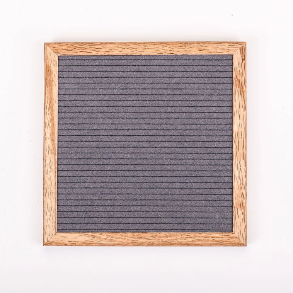 Office Home Decor Russian Alphabet Wooden Frame Decorative Changeable Characters Felt Letter Boards