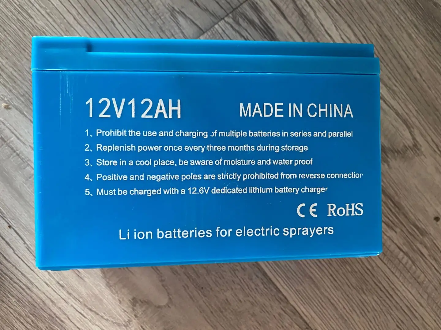 Sprayer spare parts battery for backpack electric charge power sprayer