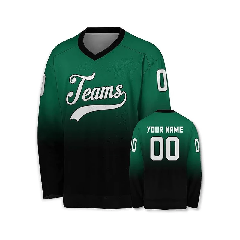 Custom Manufacturer Polyester Lacrosse Jersey Oversized Lightweight Fashion Sublimation Breathable Custom Ice Hockey Jersey