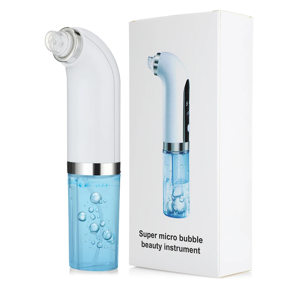 PSB rechargeable suction pore cleaner acne pimple electric small water bubble vacuum blackhead remover