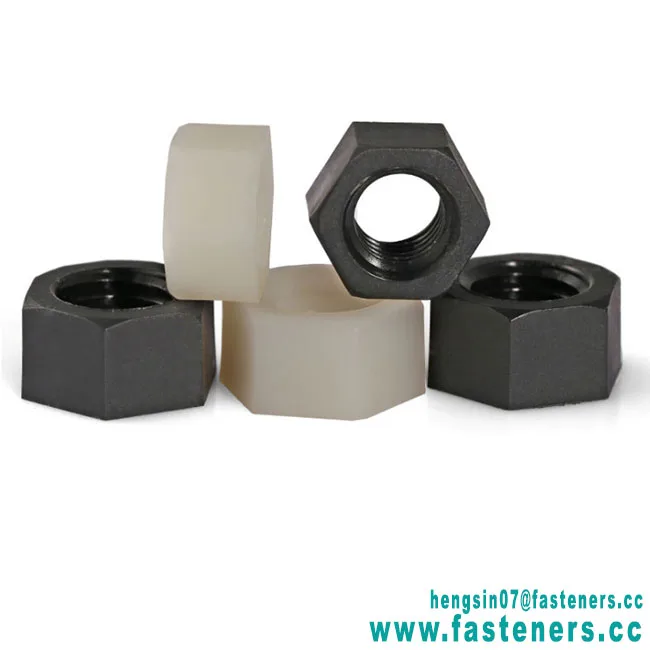Hot Sale Factory Price Customized Plastic Nylon Hexagon Nut M2 - M20