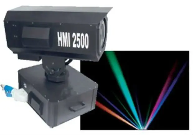 Guangzhou outdoor 2500w sky tracker search light for party concert