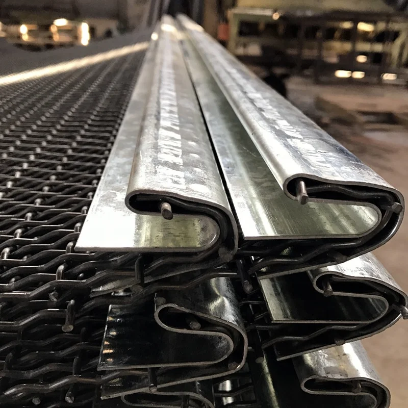 High manganese 65Mn steel wire vibrating sieve screen mesh for Mining and Quarry