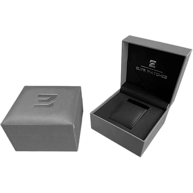 New Product PU Leather Gift Wrap Box For Watch Luxury Custom Logo Watch Box