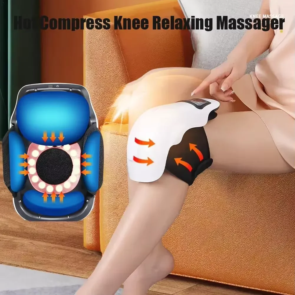 Factory Direct Sales 3 Level Constant Temperature Wormwood Hot Compress Physical Therapy Knee Massager