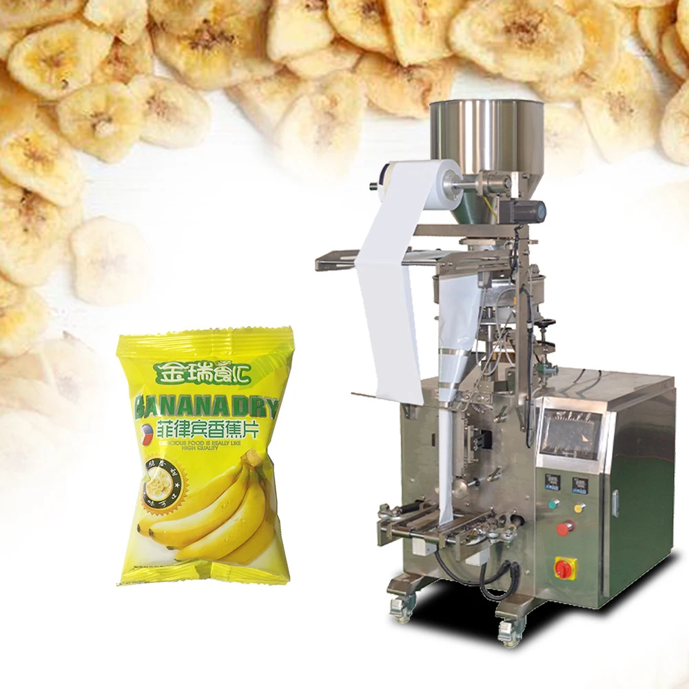 factory economic small vertical sachet candy sunflower seeds plantain chips snack automatic granular food packaging machine