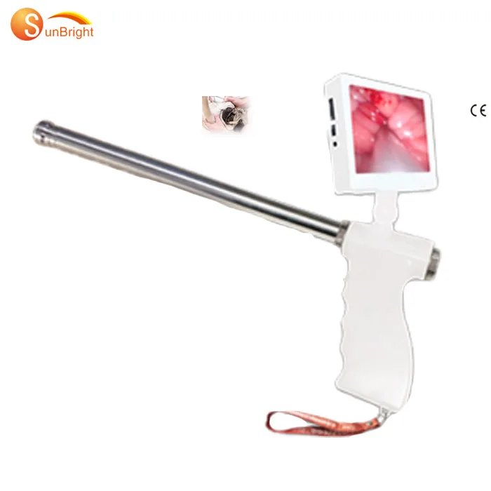 Common to cattle and horse veterinary endoscope artificial insemination gun