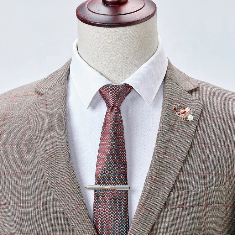 Italian men suit standard three piece business suit Jacket and trousers and vest