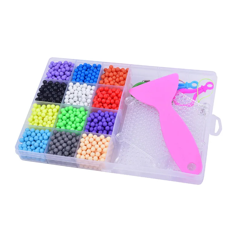 Educational DIY Magic Water Beads Toy Magic Water Sticky Bead Kit DIY Kid Educational Puzzle Toys Water Spraying Bead Crafts Toy